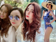 Làm đẹp - "Cô Trúc" Mai Thu Huyền khoe ảnh gia đình, nhan sắc chị gái ngoài 40 xinh như mộng chiếm sóng