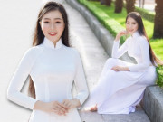 Thời trang - Thí sinh nhỏ tuổi nhất Hoa hậu Việt Nam khuynh đảo dân mạng khi diện áo dài trắng