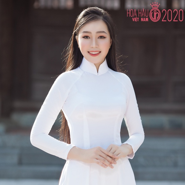 Thí sinh nhỏ tuổi nhất Hoa hậu Việt Nam khuynh đảo dân mạng khi diện áo dài trắng - 1