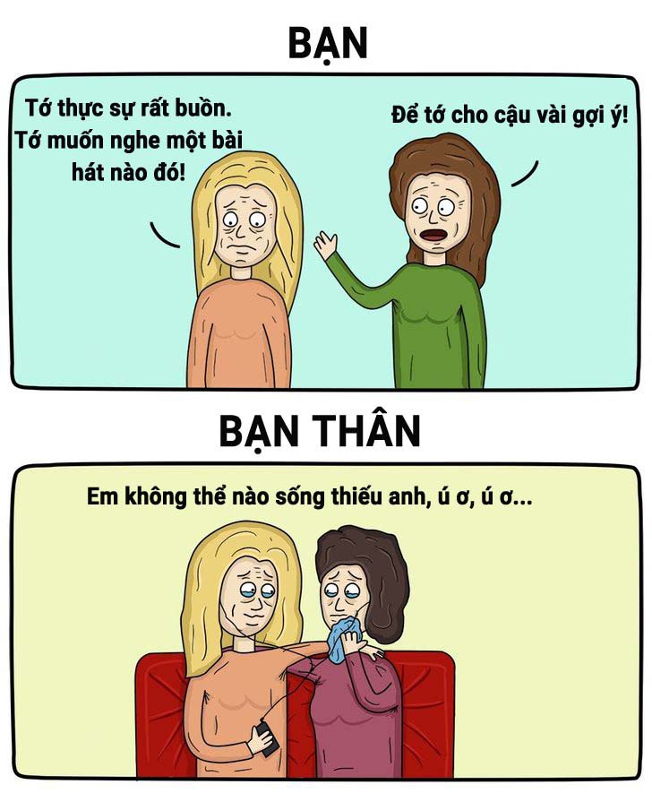 Cười bò với những sự khác biệt không thể chối cãi giữa bạn và bạn thân - 8