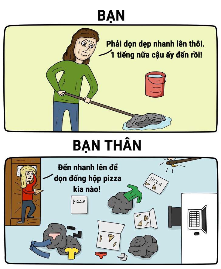 Cười bò với những sự khác biệt không thể chối cãi giữa bạn và bạn thân - 4