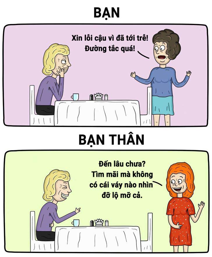 Cười bò với những sự khác biệt không thể chối cãi giữa bạn và bạn thân - 5