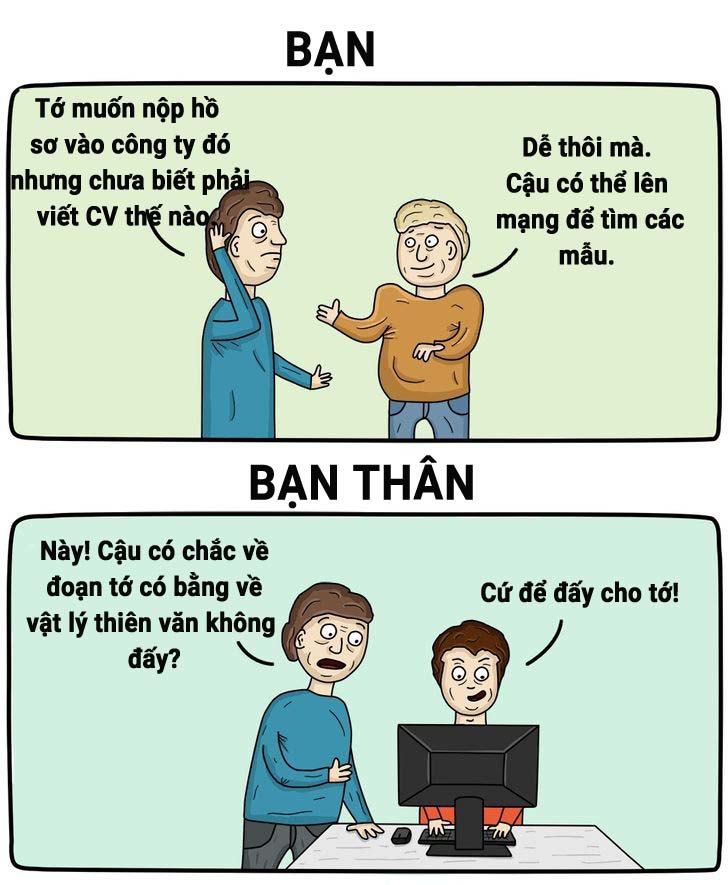 Cười bò với những sự khác biệt không thể chối cãi giữa bạn và bạn thân - 1