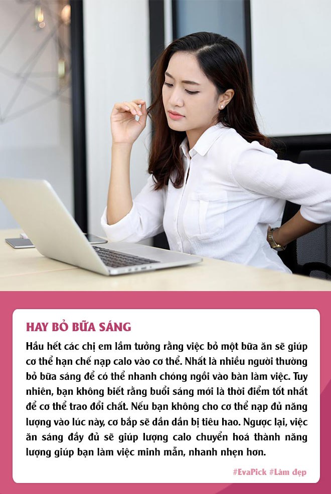 Chị em văn phòng có 6 thói quen sai lầm, không thay đổi ngay thể nào cũng phát tướng - 4