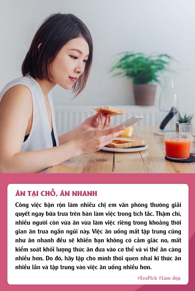 Chị em văn phòng có 6 thói quen sai lầm, không thay đổi ngay thể nào cũng phát tướng - 5