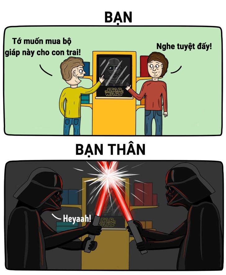 Cười bò với những sự khác biệt không thể chối cãi giữa bạn và bạn thân - 7
