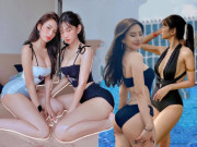 Thời trang - Cặp chị em dáng bốc lửa, mặt xinh như thiên thần, mê diện nội y nhất làng hot girl Việt