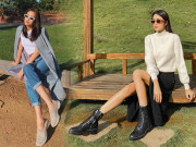 Thời trang - Đến mùa se lạnh Hà Tăng đổi style sành điệu, chất chơi, chị em ngoài 30 học theo không uổng phí
