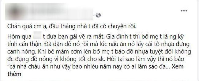 Từ chuyện cô gái dùng tô nhựa đựng canh ngày ra mắt: Phải bỏ ngay thói quen ăn uống này - 1