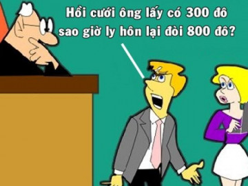 Truyện cười hay: Lý do ly hôn luôn tốn kém hơn kết hôn
