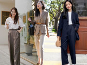 Thời trang - Tưởng là đơn điệu, quần âu vẫn có nhiều kiểu dáng thời thượng cho nàng văn phòng lựa chọn
