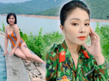 Nữ MC VTV ngày thường lên sóng kín đáo, lúc diện bikini toàn là hình xăm khủng