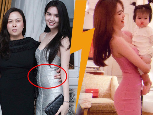 Diện chiếc váy mốt từ chục năm trước, Ngọc Trinh chứng minh bụng tròn ngày xưa giờ phẳng lì
