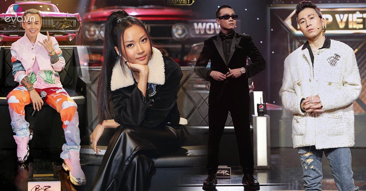 Phong cách dàn HLV Rap Việt: cứ xuất hiện là vác hết tiền lên đồ, có outfit giá bạc tỷ!