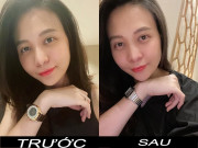 Làm mẹ - Cùng một kiểu ảnh trước và sau có con, Đàm Thu Trang lộ rõ dấu hiệu bỉm sữa