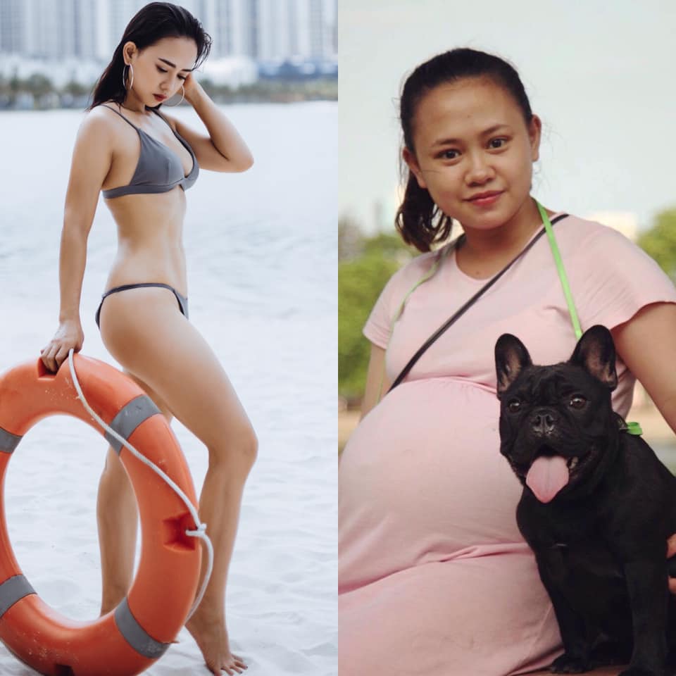 Giảm 20kg mỡ thừa sau sinh, mẹ bỉm lột xác thành hotgirl bụng múi bế được cả chồng nặng 70kg - 1