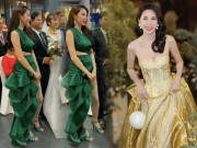 Thời trang - Mặc đầm lộng lẫy chiếm hết spotlight của cô dâu, đâu ngờ Thuỷ Tiên lại là khách không mời