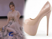 Thời trang - Nỗi khổ của nấm lùn: Hòa Minzy mang giày gần 30cm mới chinh phục được đầm dạ hội thướt tha