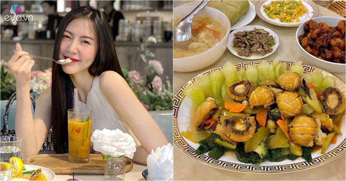 Gái xinh Người Ấy Là Ai nấu ăn sang như nhà hàng, có cả món chống tiểu tam