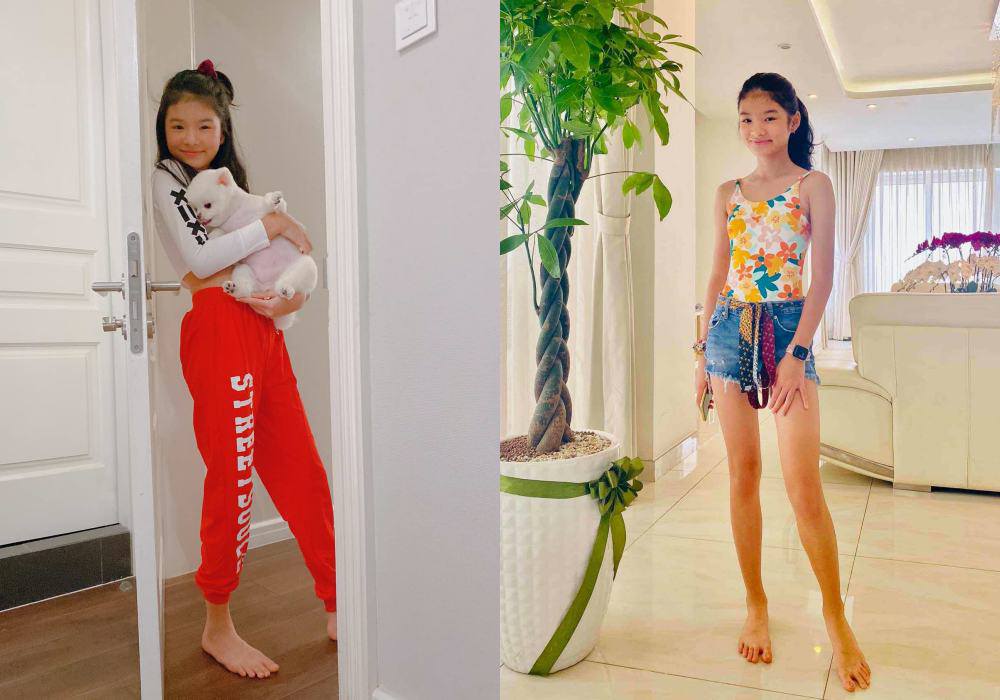 Con gái Trương Ngọc Ánh 12 tuổi đã amp;#34;trổ mãamp;#34; thành tiểu mỹ nhân, nói được 3 thứ tiếng - 4