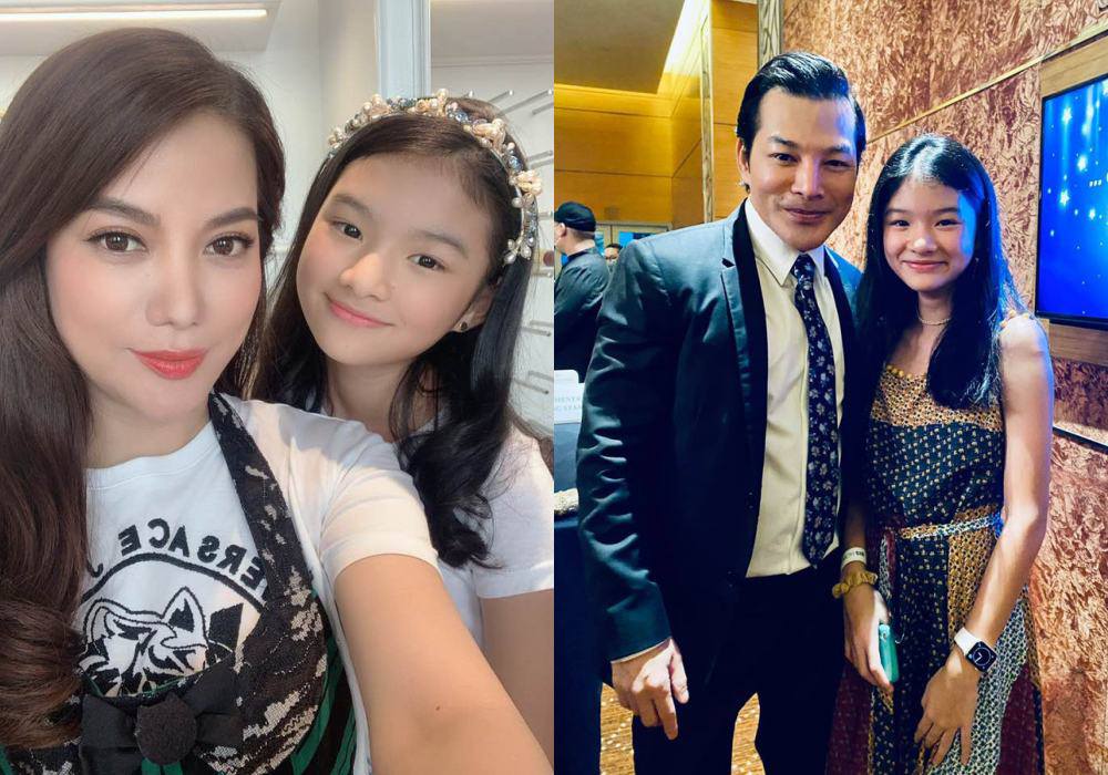 Con gái Trương Ngọc Ánh 12 tuổi đã amp;#34;trổ mãamp;#34; thành tiểu mỹ nhân, nói được 3 thứ tiếng - 6