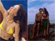 Giải trí - Em gái ruột Hoàng Thuỳ kể cuộc gặp định mệnh với bạn trai Việt kiều, bắt đầu bằng: "Hi em"