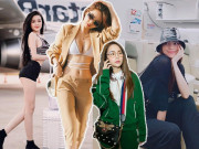 Thời trang - Thời trang sân bay sao Việt: người trùm kín mít, người phô ngực đầy eo thon