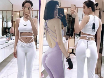 Không phải quần bó chẽn, kiểu quần tập này cũng làm dân tình “đỏ mặt” không kém