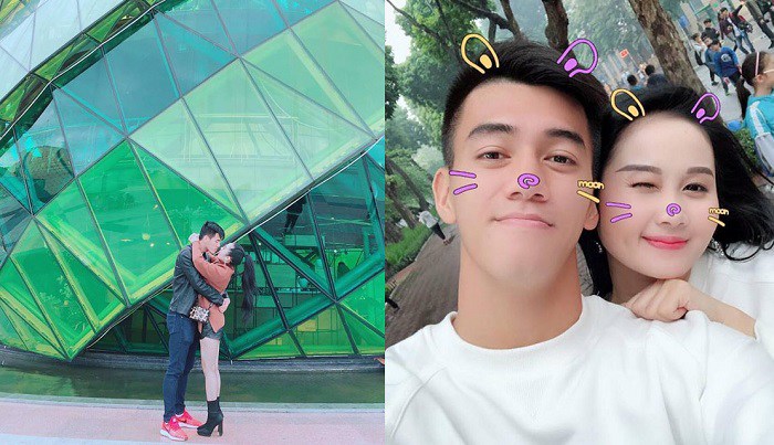 Cặp đôi từng nhiều lần đi du lịch, chụp ảnh tình tứ khi còn yêu nhau.