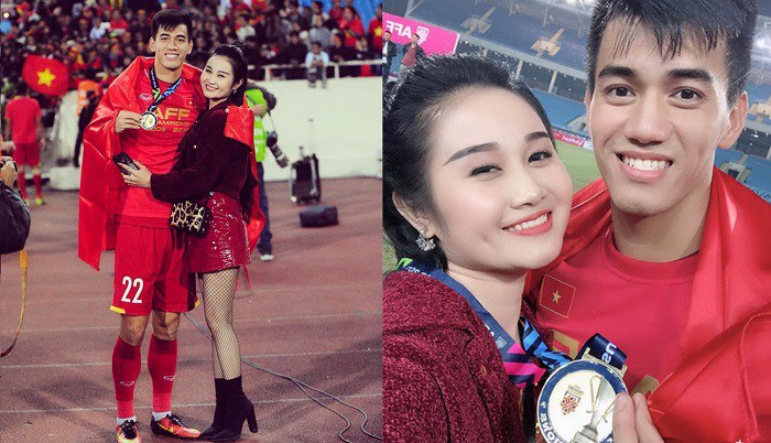 Ngọc Quyên từng được truyền thông chú ý khi ra sân cổ vũ Tiến Linh.