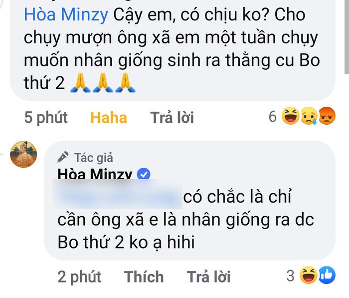 Chồng đại gia Long An được người phụ nữ hỏi xin giống đẻ con, Hoà Minzy khẳng định không dễ - 4