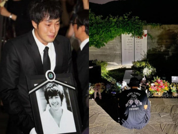 Ngôi sao 24/7: Park Yong Ha qua đời 11 năm, bạn thân So Ji Sub ngồi lặng lẽ viếng mộ