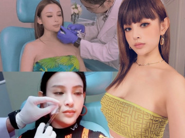 Huyền Baby tiêm filler lên mũi, cằm, thon gọn hàm để trở nên hoàn mỹ