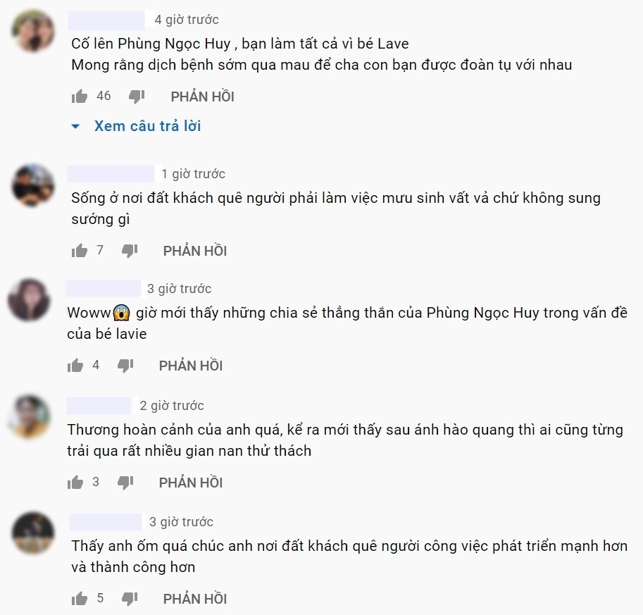 Sau khi xem chương trình, nhiều khán giả mong Phùng Ngọc Huy sẽ sớm đoàn tụ con gái, đồng thời biết thêm cuộc sống của anh ở xứ người.