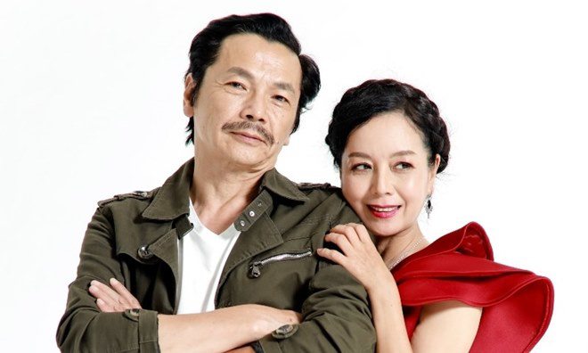 NSND Trung Anh và NSƯT Chiều Xuân.