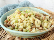 Bếp Eva - Hè nóng, xào củ này với lạc được món thanh đạm nhưng tuyệt ngon, cơm nấu nhiều cũng hết