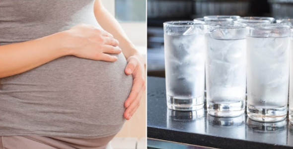 Có bầu uống nước đá cũng gây ảnh hưởng đến thai nhi (Ảnh minh họa)