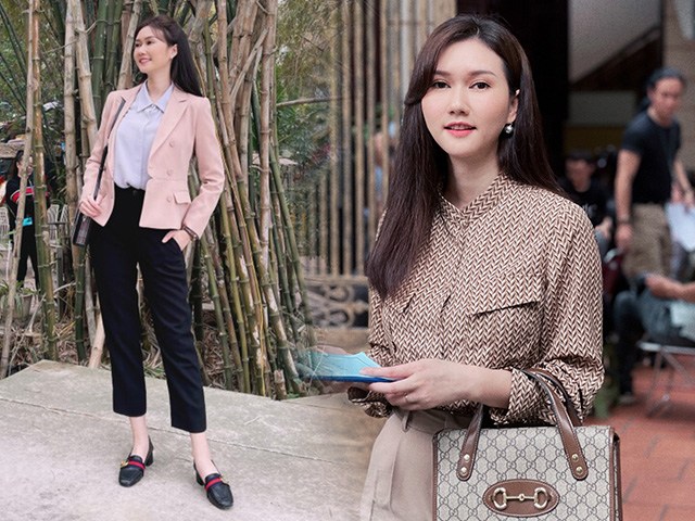 Tuyết lươn Mùa Hoa Tìm Lại là gái quê mà diện style công sở đẹp mê, ăn đứt nữ chính