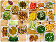 Bếp Eva - Mẹ Hải Phòng khoe toàn mâm cơm ngon, lúc nào vào bếp cũng được chồng hỗ trợ