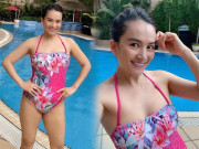 Làm đẹp - Bà xã Bình Minh hiếm khi diện bikini, khoe body nuột nà đến ngỡ ngàng