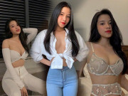 Thời trang - Diện áo sơ mi mở toang cúc, hot girl tự tin thả rông vòng 1 trước mắt dân tình