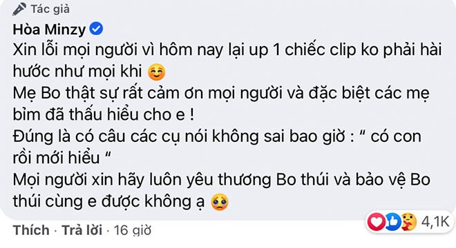 Sinh con với thiếu gia Long An gần 2 năm mới công khai mặt, Hòa Minzy lên tiếng xin lỗi - 3