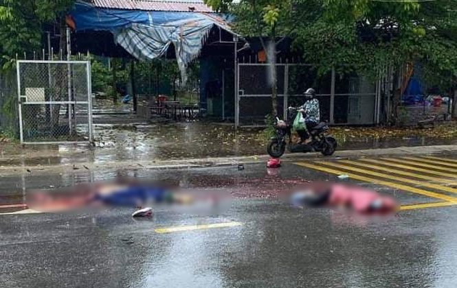 Hiện trường vụ tai nạn đặc biệt nghiêm trọng khiến cặp vợ chồng tử vong tại chỗ