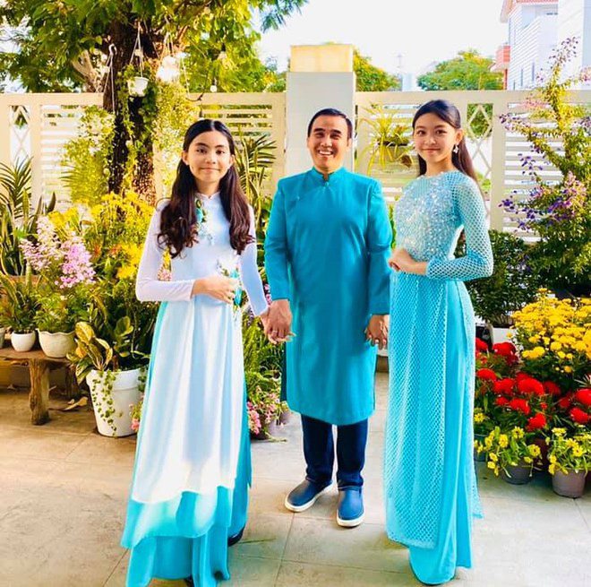 Quyền Linh thấy đủ khi có 2 ái nữ.