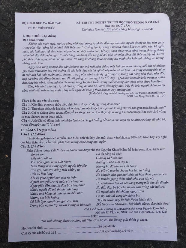 Đen Vâu cũng từng được cho là đoán đúng đề thi năm 2020 sẽ vào bài Đất Nước với MV Trời hôm nay nhiều mây cực.