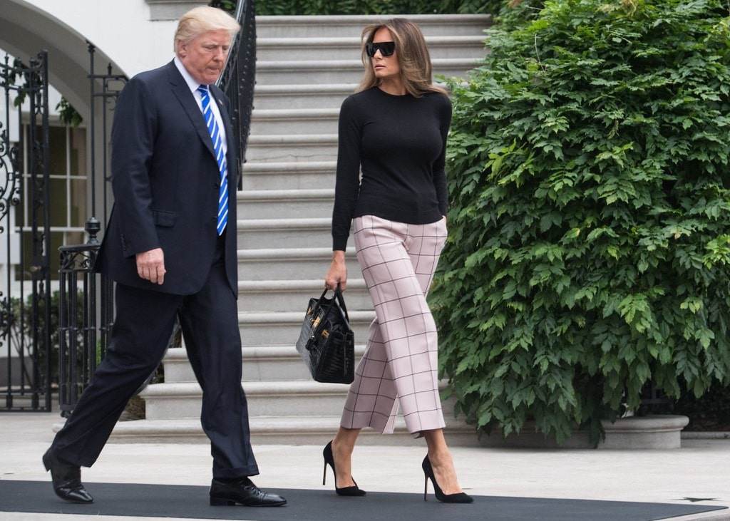 Melania Trump hiếm hoi xuất hiện hậu rời nhà trắng: Vẫn mặc sang chảnh, tay không rời túi 600 triệu - 9
