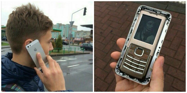 Khi ai đó quá đam mê iphone nhưng điều kiện lại chưa cho phép.