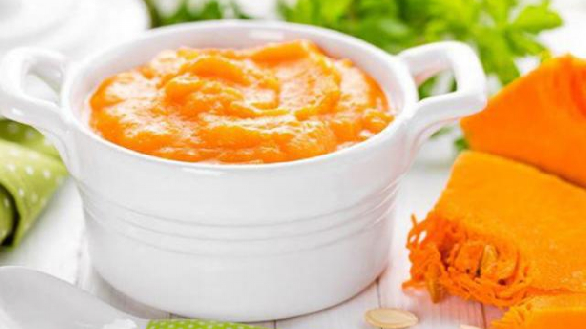 13 cách nấu cháo bí đỏ cho bé và lượng ăn tốt nhất