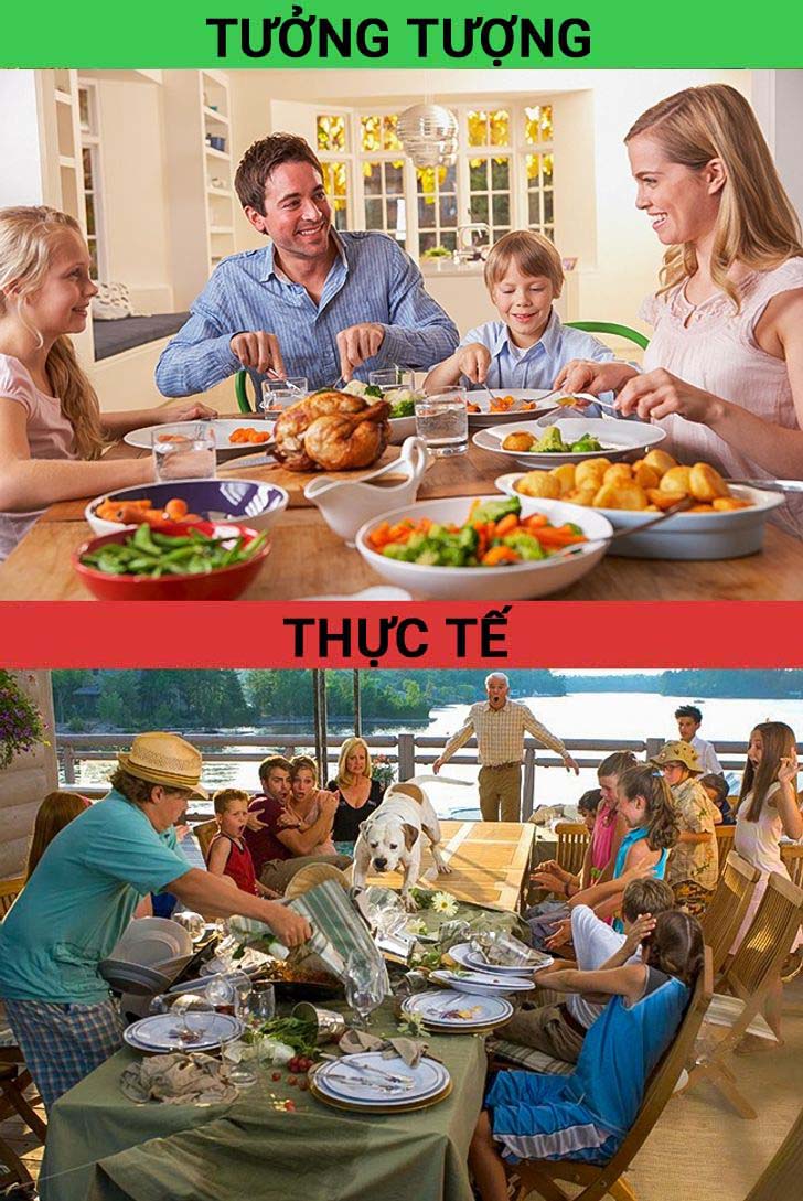 Những buổi tụ họp của gia đình luôn chứa đựng đầy khoảnh khắc thú vị.