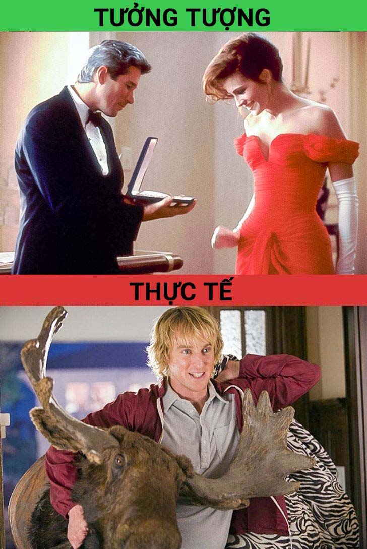 Món quà lãng mạn của người ấy ư? Không phải một chiếc sừng là tốt rồi.